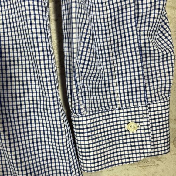 BROOKS BROS Traditional Fit, Non-Iron Plaid Button Down Shirt Size 17-34 - Picture 5 of 11